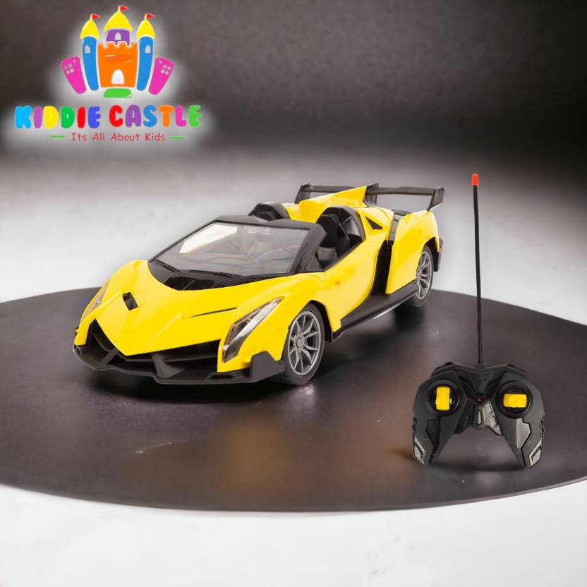 Kiddie Castle 116 Remote Control 4 Function Racing Car with Chargeable Batteries 116 Remote