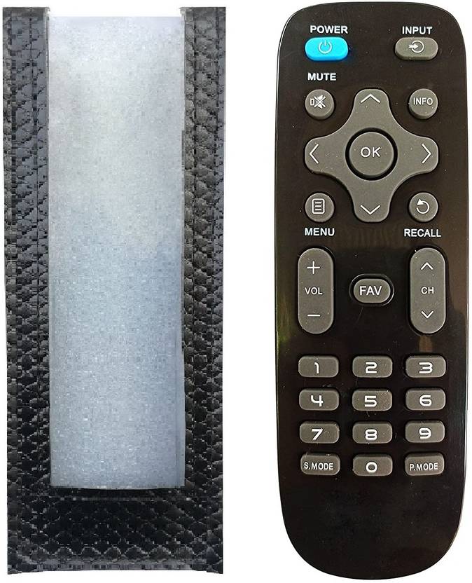 BhalTech VU TV PU Leather Remote Case Cover Perfect Fitting Specially Designed (Only Remote Cover) Pls...