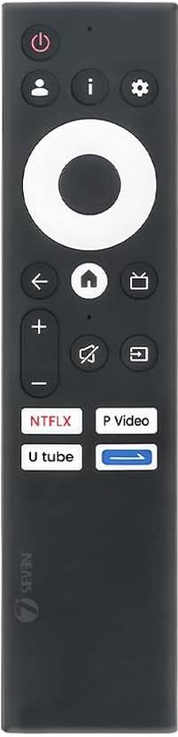 2fortheroad 222061 Compatible HD 4K TV (NO VOICE COMMAND) (Compare The Keys) SANSUI HD Smart TV 4K Remote Controller
