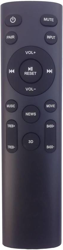 BhalTech Soundbar System Remote Control Old Remote Exactly Same Remote Will Only Work Compatible for Soundbar Boat Remote Remote Controller