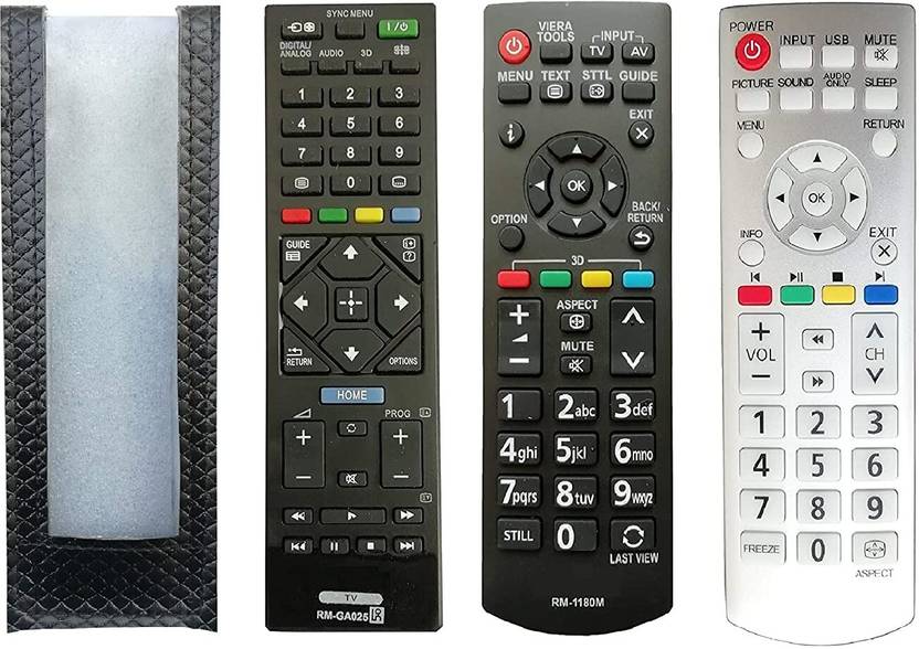 BhalTech PU Leather Case Cover Perfect Fitting Specially Designed Protective SANYO Remot (Only Remote Cover) Pls Check Your Remot Dimensions Compatible for Sony SANYO TV Remote Controller