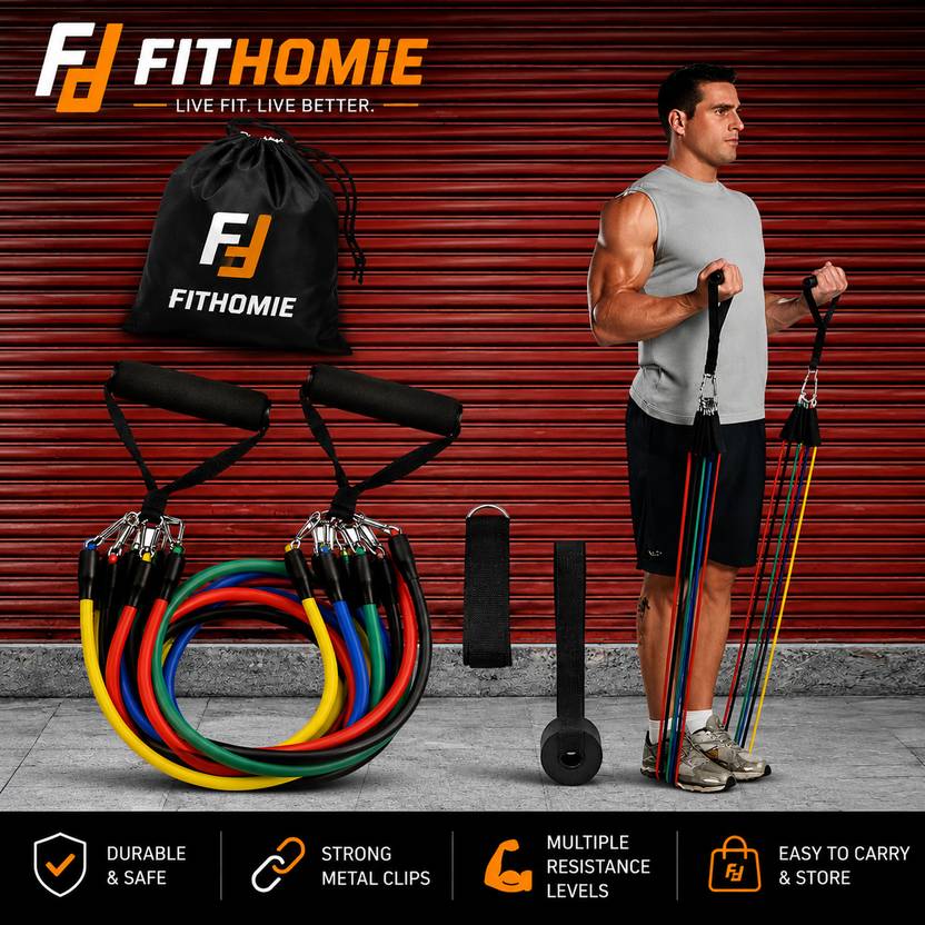 BORCELLE 11 IN ONE RESISTANCE BAND Resistance Tube