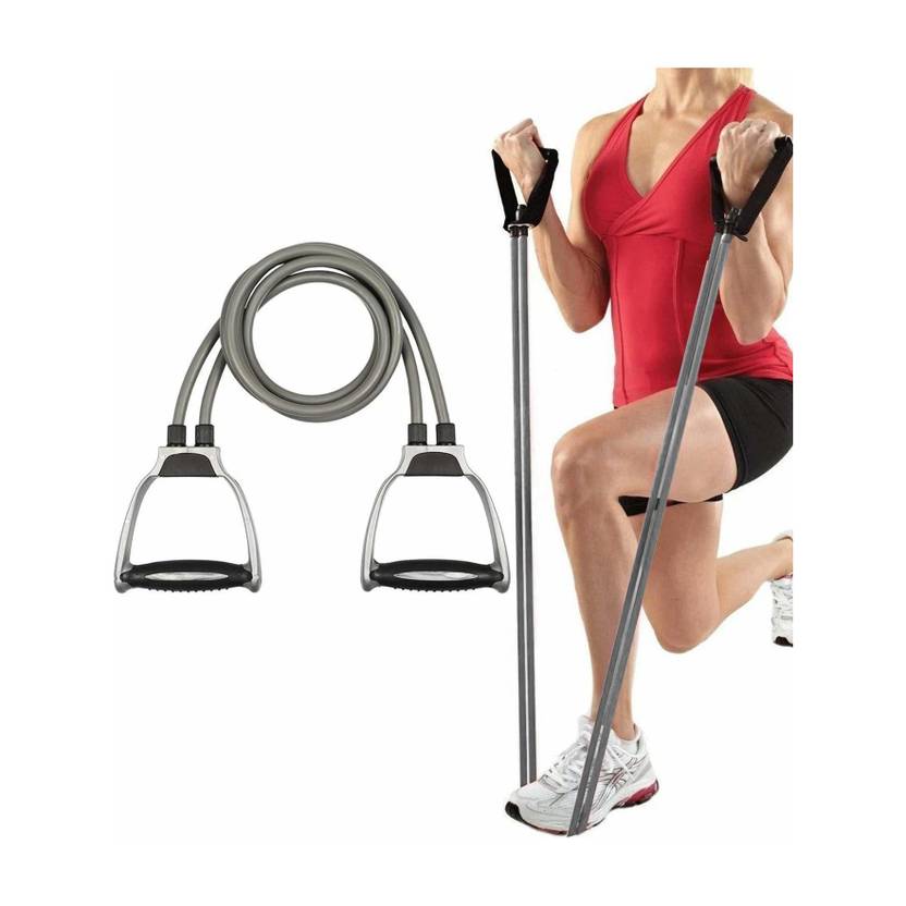 BoldFire Double Toning Tube Full Body Home Gym Resistance Resistance Tube