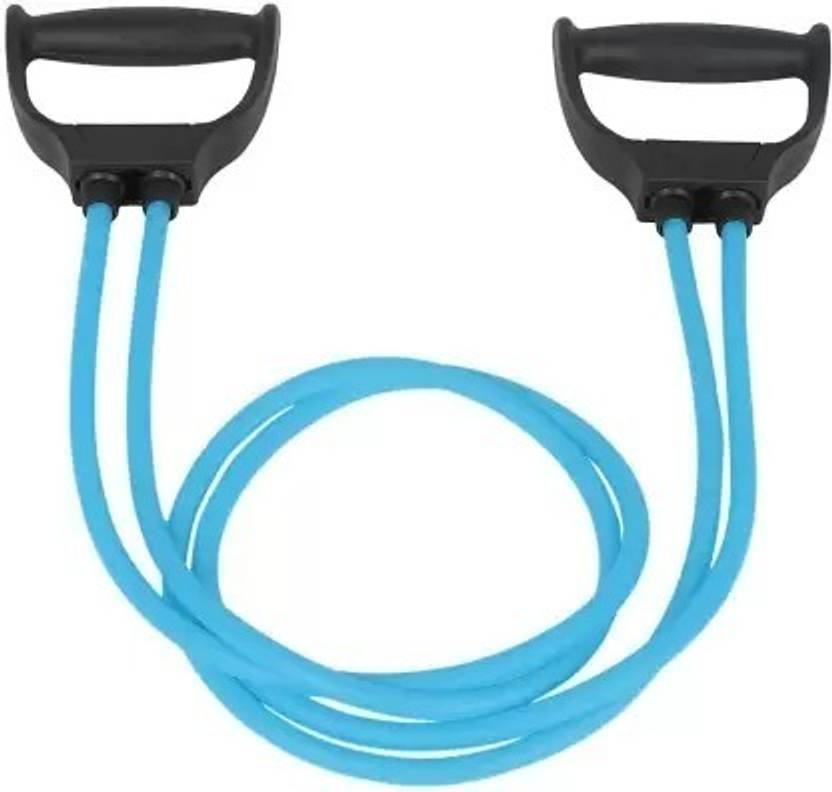 ALORNIS D handle double resistance toning tube Resistance Tube FOR MEN Resistance Tube Resistance Tube