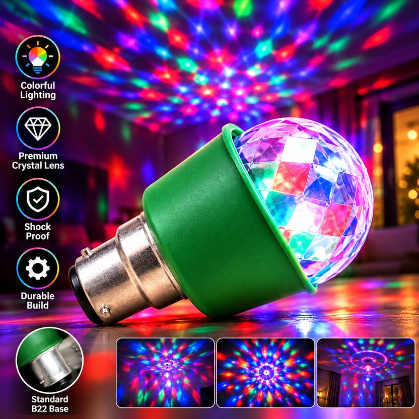 MERAKI 1 LEDs 0.08 m Multicolor Color Changing, Flickering, Steady Bulb Rice Lights