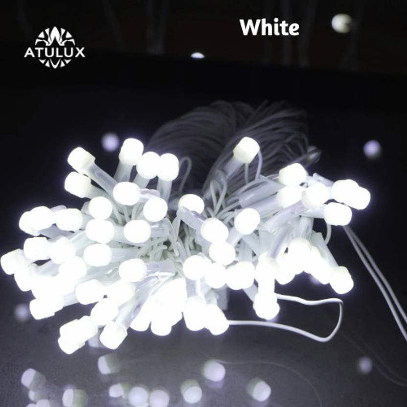 ATULUX 40 LEDs 9.5 m White Steady String Rice Lights