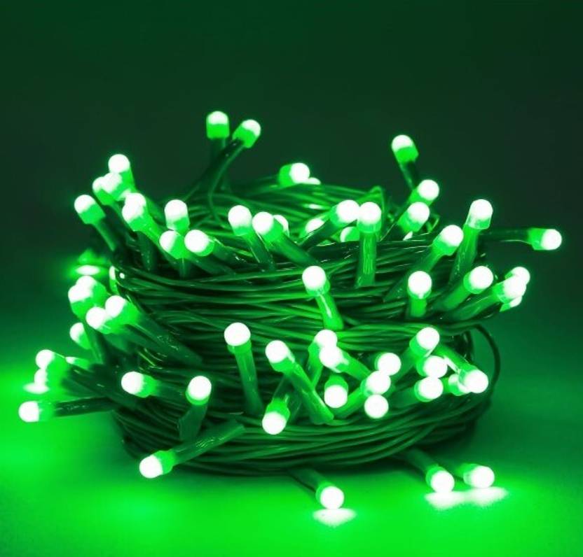 diyadecor 40 LEDs 11 m Green Steady String Rice Lights