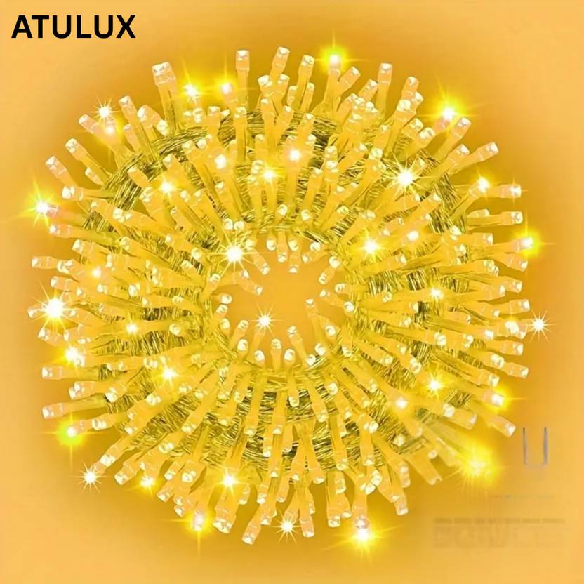 ATULUX 14 LEDs 5 m White Steady String Rice Lights