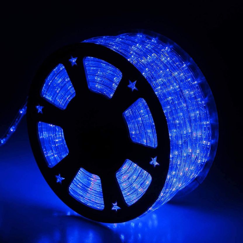 Ravbelli 600 LEDs 5m Blue Flickering Strip Lights - Image 1