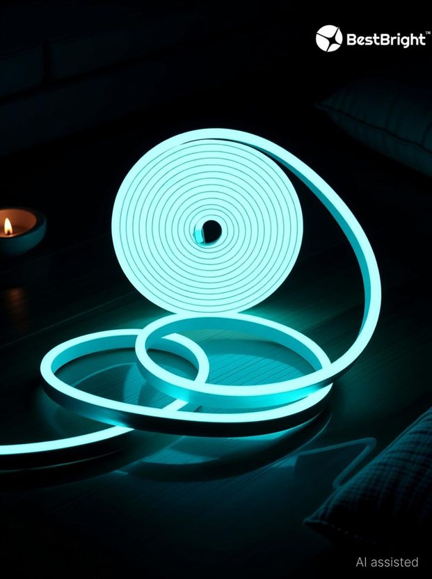BestBright 600 LEDs 5m Blue Steady Strip Rice Lights - Image 8