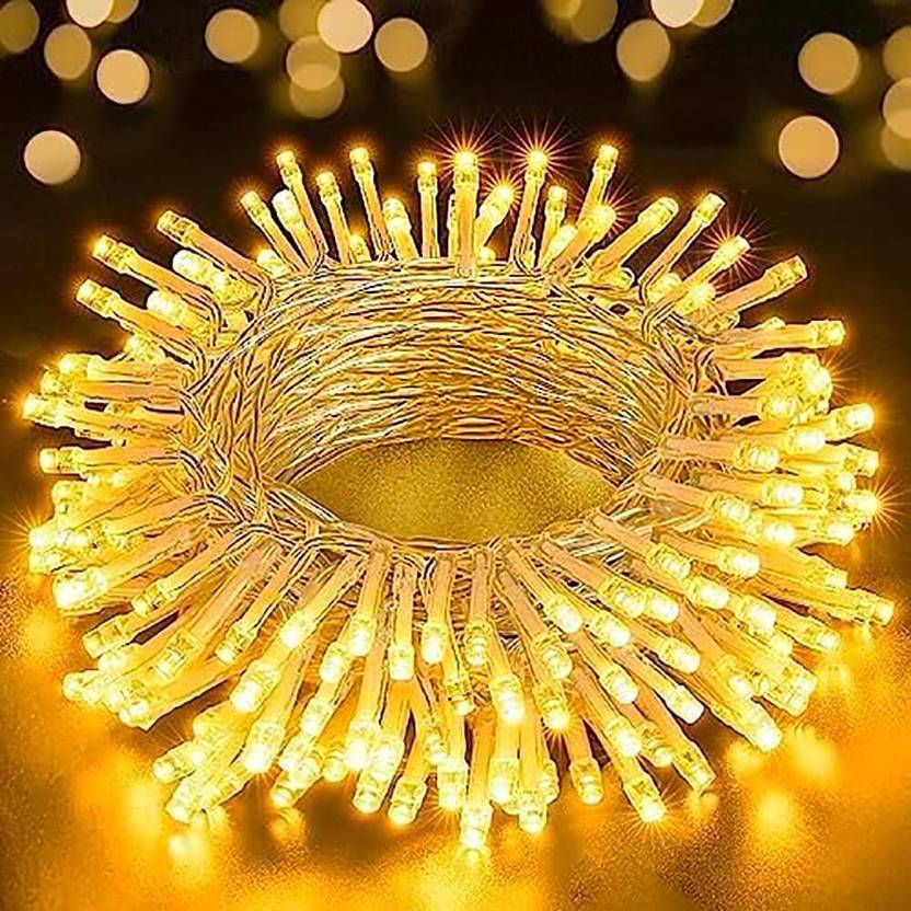 ATULUX 14 LEDs 5 m Yellow Steady String Rice Lights