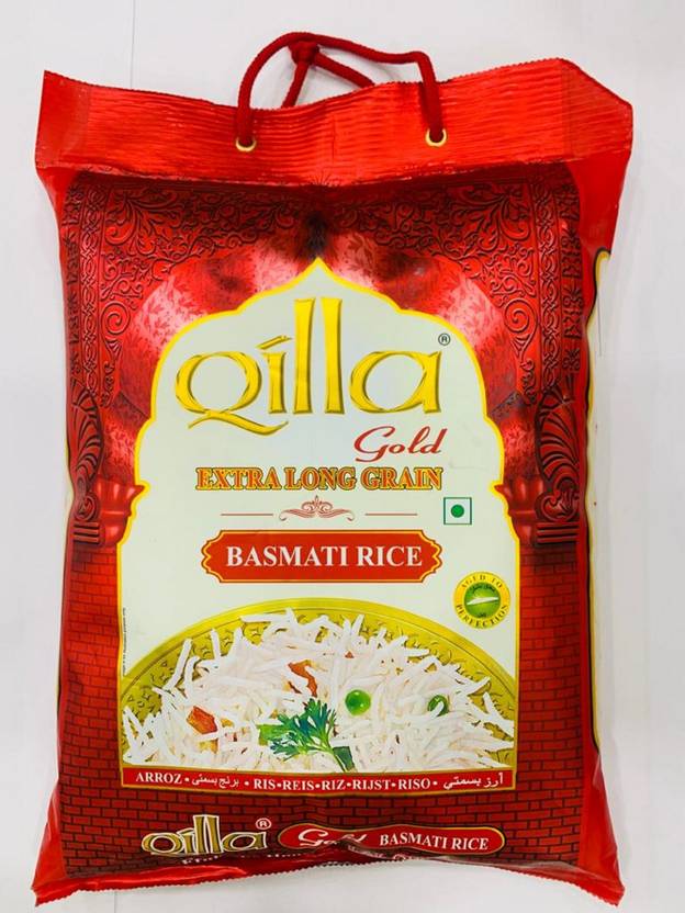 LAL QILLA QILLA GOLD BASMATI RICE 5KG (PACK OF 3) Basmati Rice (Full
