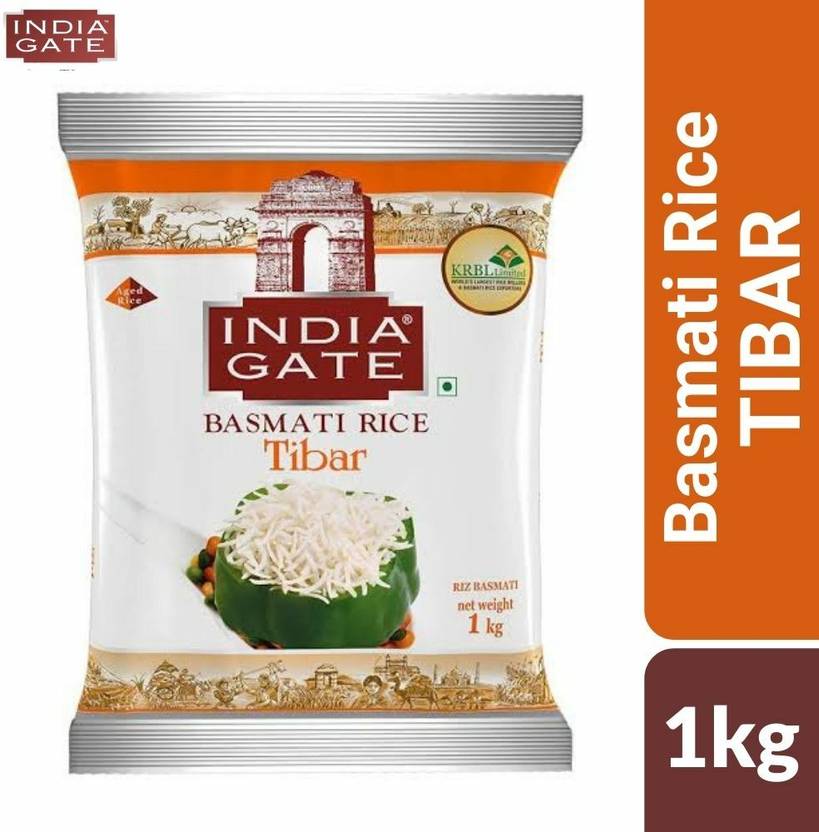 INDIA GATE Tibar Basmati Rice (Long Grain, Raw) Price in India Buy