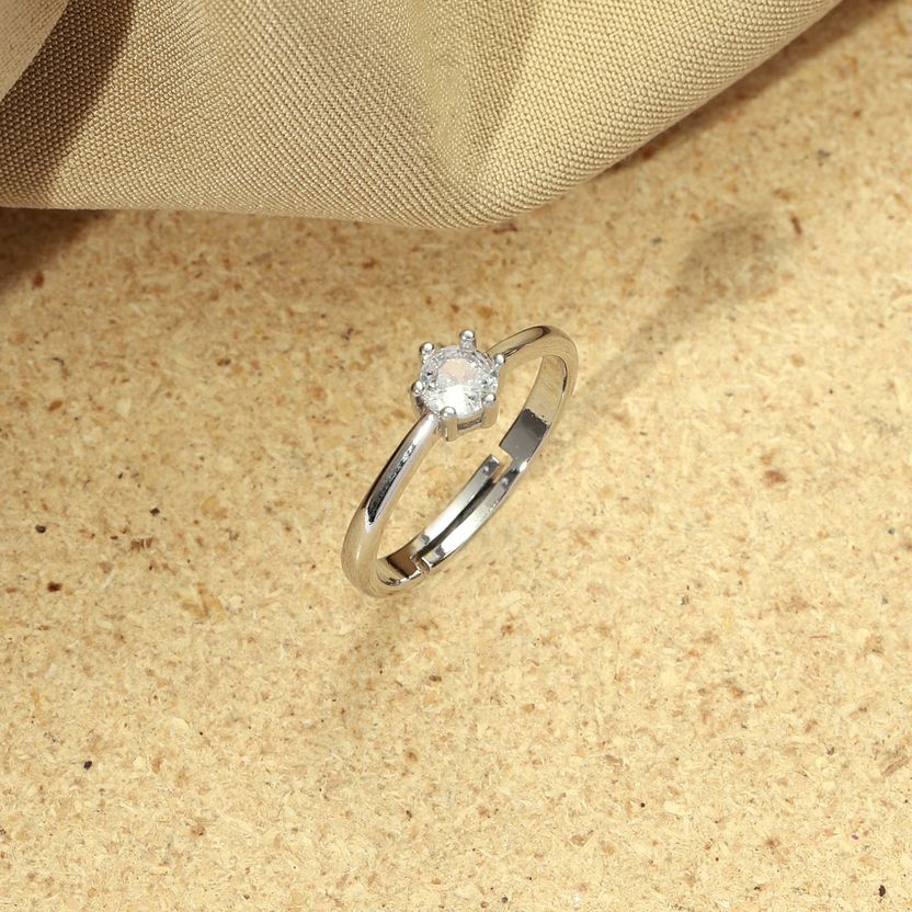 Salty Celestial Sparkle Crystal Ring for Women & Girls Copper - Image 4