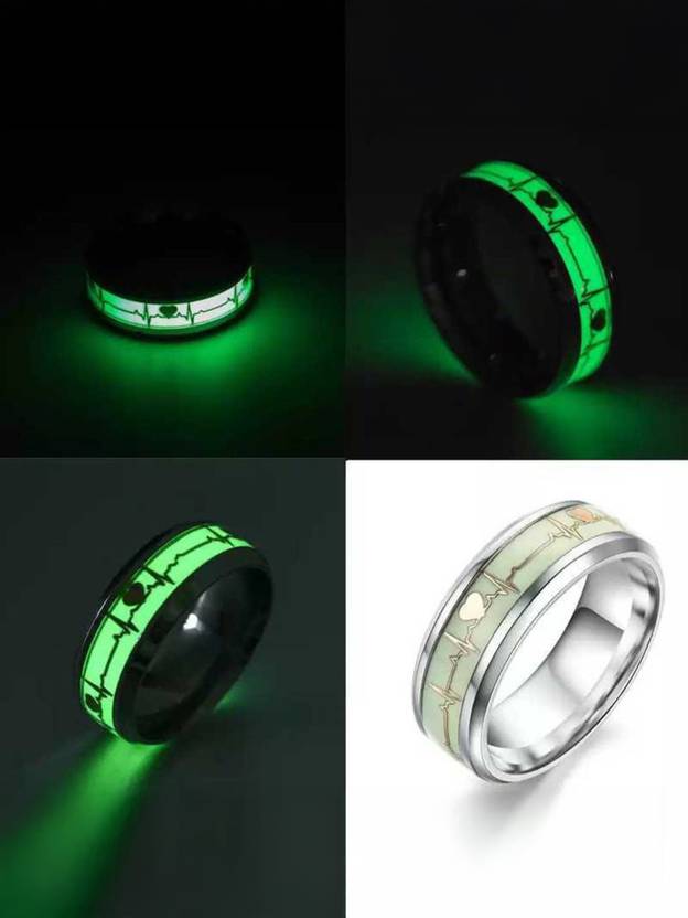 omaya jewels Stainless Steel Silver Plated Ring