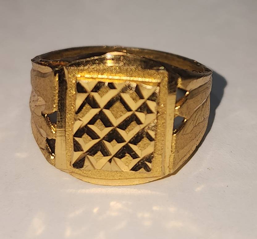 Ananya creations Omring18 Brass Gold Plated Ring