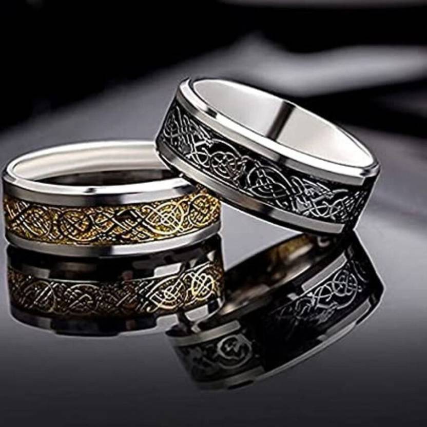 AJS Stainless Steel Rings for Men and Boys Stainless Steel Ring
