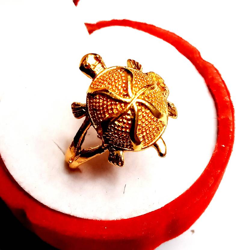 Nawab Collection Trendy Gold-Plated Attractive New Designer Fashionable Ring Brass Gold Plated Ring