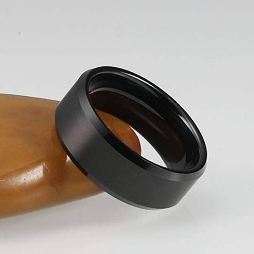 PEORA 10 mm Matte Finish Alloy Ring