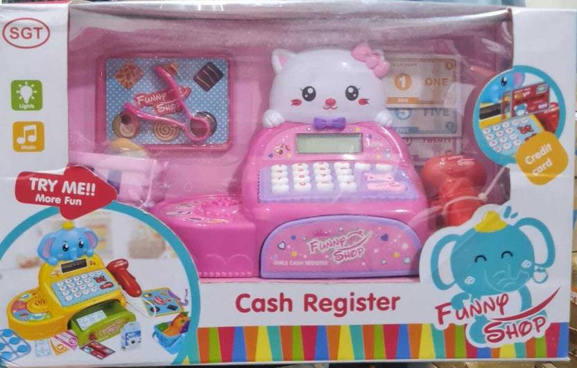 HALO NATION Cash Register Till Supermarket Set Hello Kitty Billing