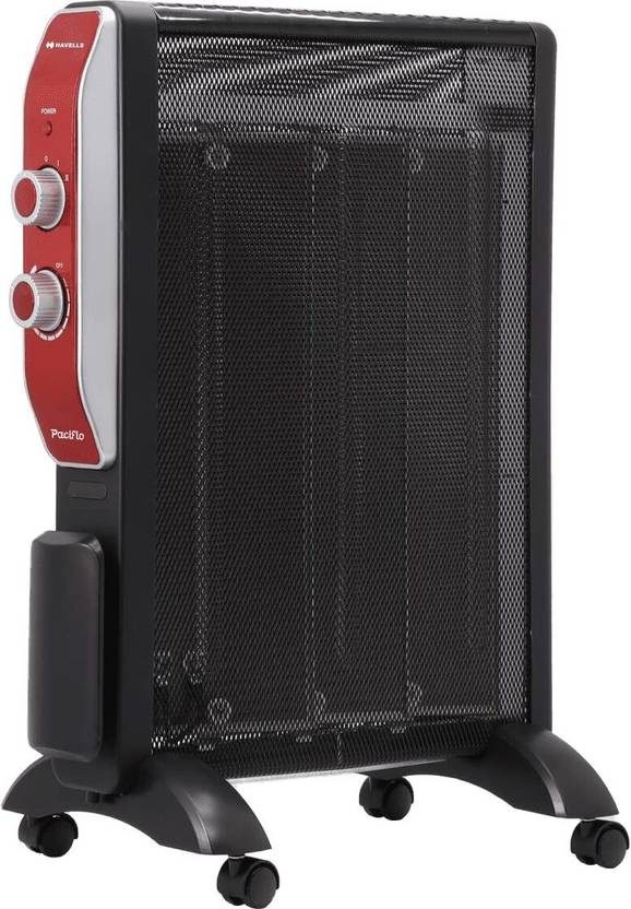 O2 Heater HAVELLS pacifio mica 1500 no oxygen burn no noise Radiant Room Heater ...