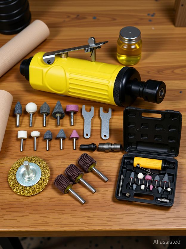 Digital Craft Polisher & Sander Kit for Tire Repairs - Image 1