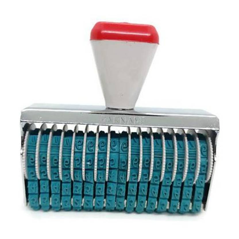 BRIZEM 16 digit rolling number stamp premium quality steel body (Incl. ?, Kg, Gm, No.)