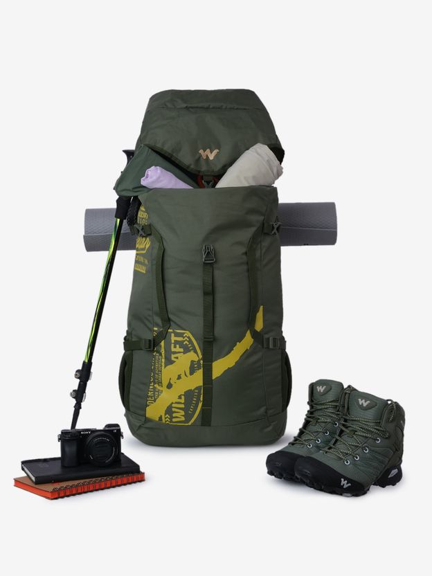 Wildcraft Roarer 60L Olive Rucksack (Green) - Image 7