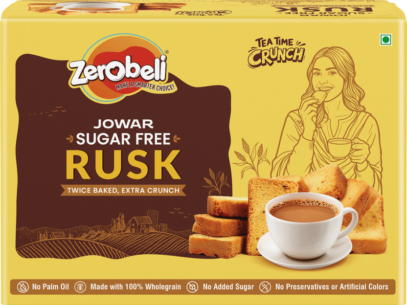 Zerobeli Sugar-Free Jowar Rusk