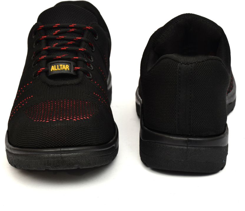 ALLTAR Steel Toe Mesh Safety Shoe Black Size 8 - Image 3