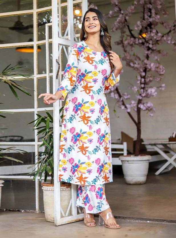 RAJAPARA CREATION Printed Kurta, Trouser/Pant & Dupatta Set