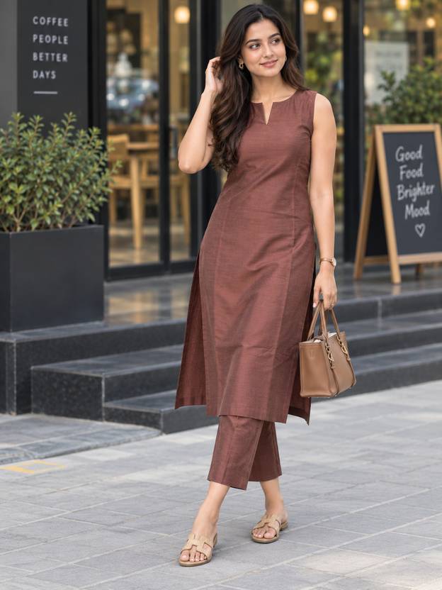 aurbhi Women Kurti Pant Set