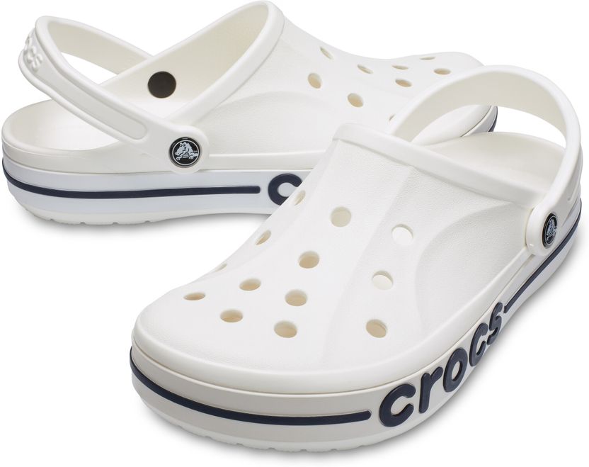 CROCS Unisex Bayaband Clogs Sandal White 7 UK/India - Image 4