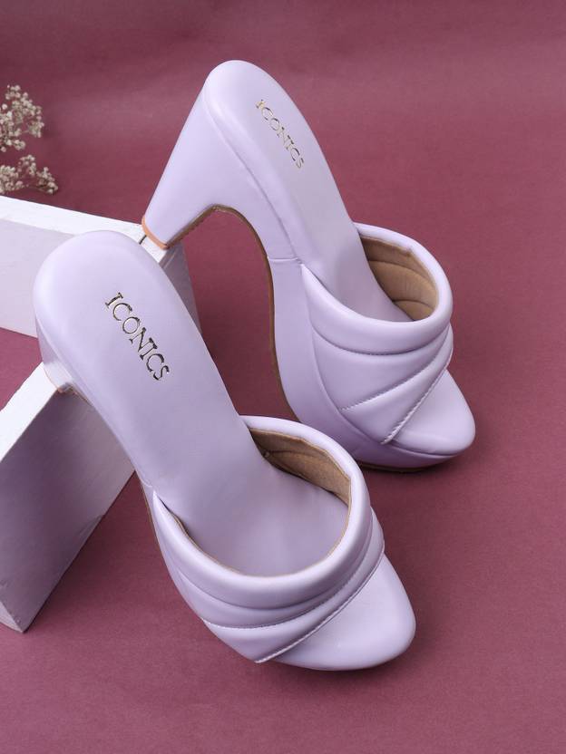 Women Purple Wedges Sandal