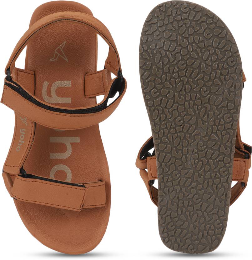Men yoho YOHO EVA Sandals for Men|Comfortable Cushioned Sole|TPR Base|Lightweight Tan Casual Sandal
