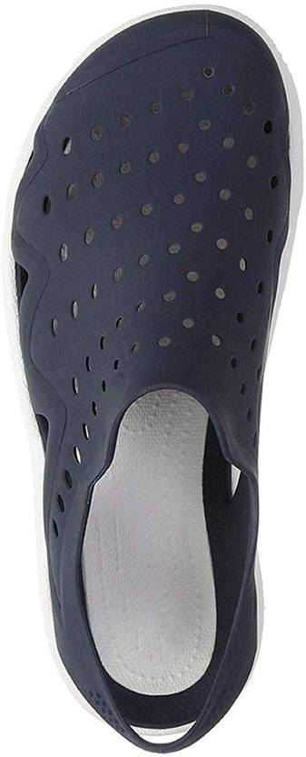 Men PVC|Ultralightweight|Comfort|Summer Trendy|Outdoor Clogs Navy Clogs Sandal