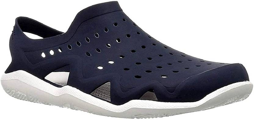 Men PVC|Ultralightweight|Comfort|Summer Trendy|Outdoor Clogs Navy Clogs Sandal