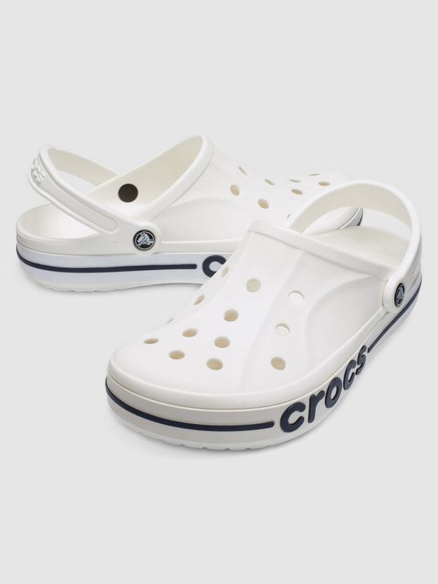 CROCS Unisex Bayaband Clogs Sandal White 7 UK/India - Image 8