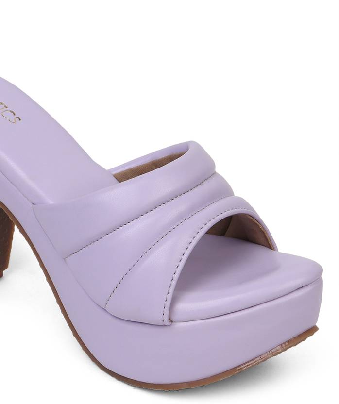 Women Purple Wedges Sandal