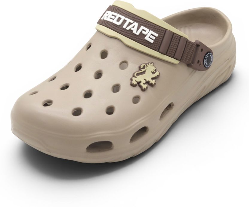 RED TAPE Men Clogs Sandal Beige 8 - Image 3