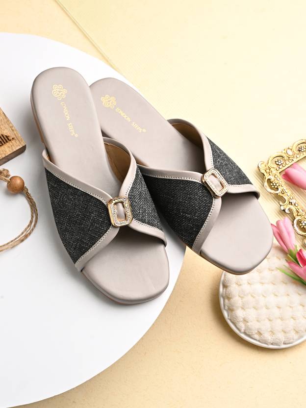 London Steps Women Chic Flats|Cute, Comfy, Stylish,Lightweight & Fashionable Daily Wear Women Flats Flats Sandal