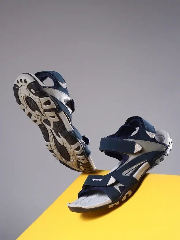 Sparx Men SS 453 Sandal Grey Navy 10 - Image 1