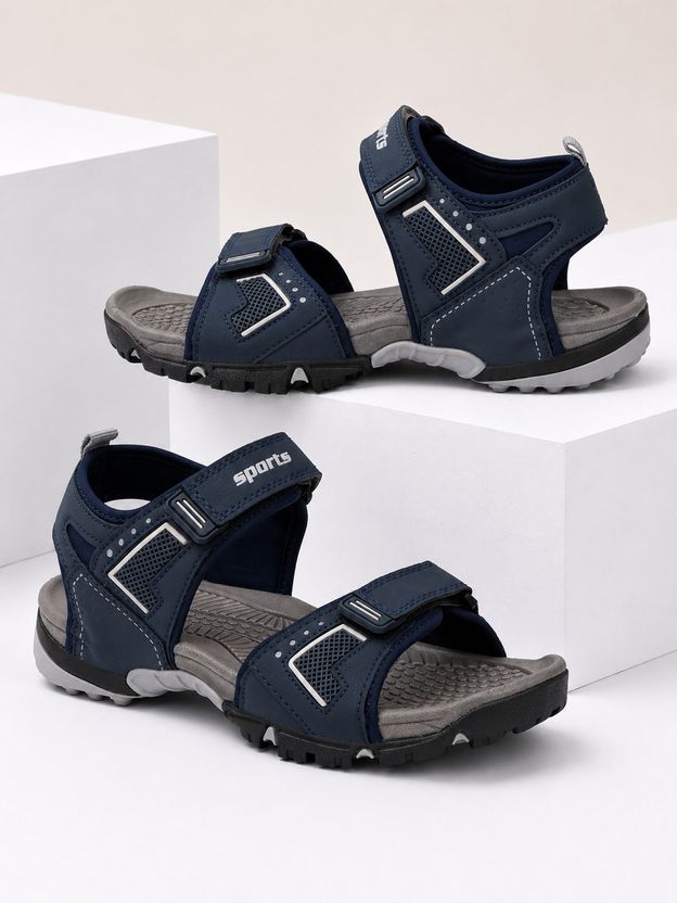 Sparx Men SS 453 Sandal Grey Navy 10 - Image 6