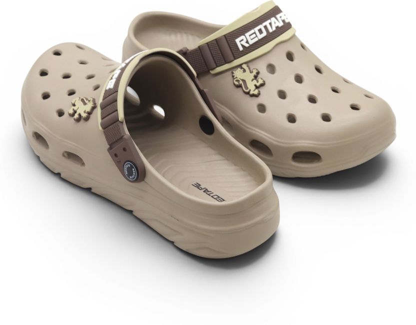 RED TAPE Men Clogs Sandal Beige 8 - Image 5
