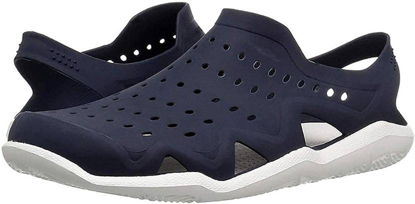 Men PVC|Ultralightweight|Comfort|Summer Trendy|Outdoor Clogs Navy Clogs Sandal