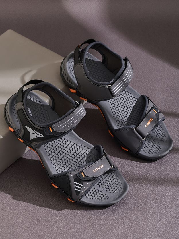 CAMPUS Men Sandal Grey Size 9 - Image 1