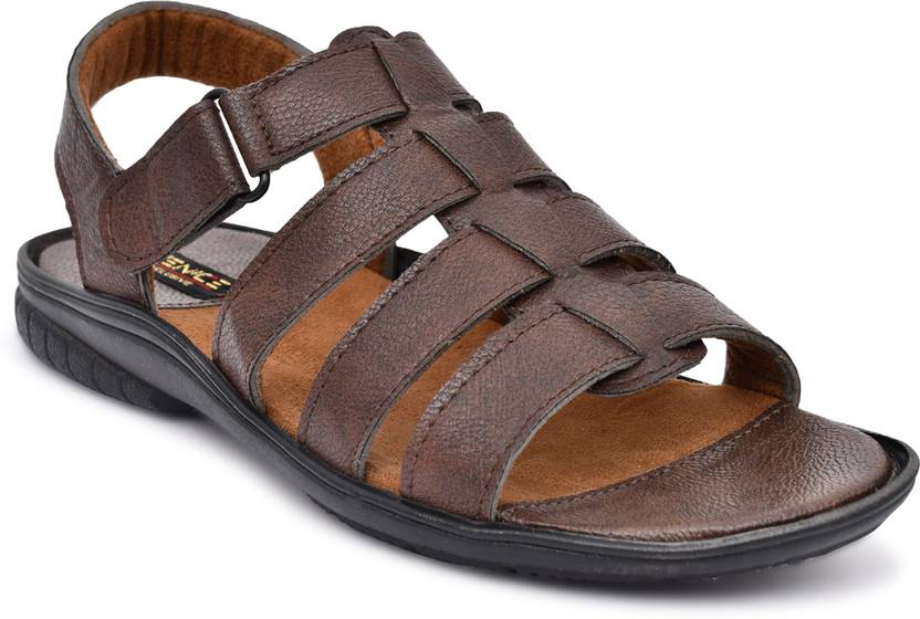 Men Men/Boy Casual Thong Slip-on Sandal of Synthetic with Latest Stylish Sandals Brown Casual Sandal