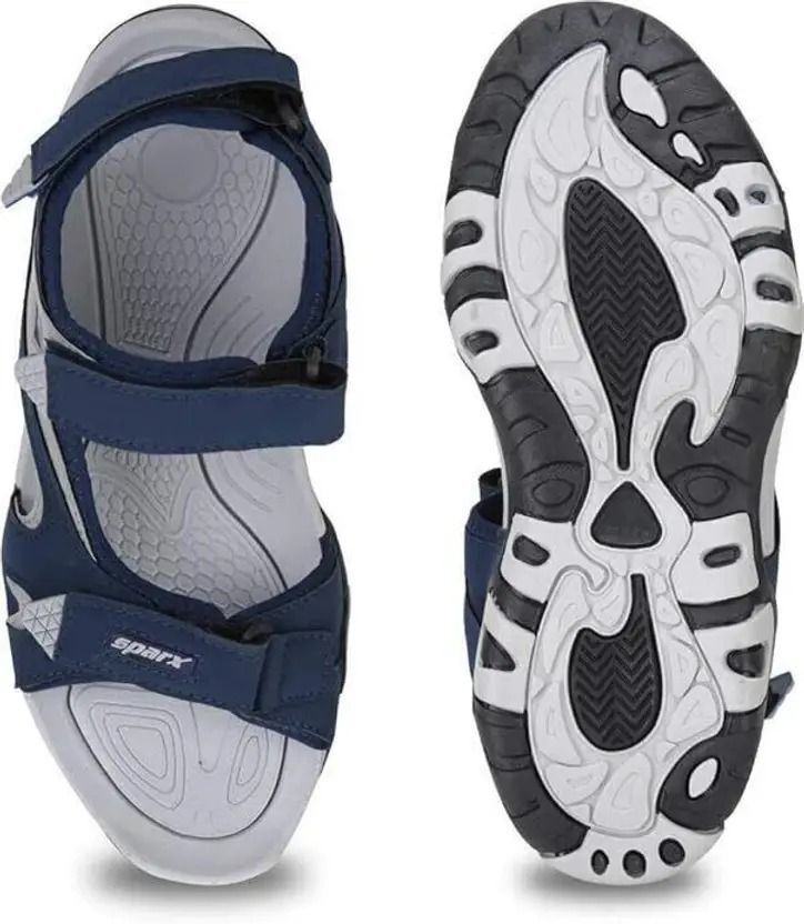 Sparx Men SS 453 Sandal Grey Navy 10 - Image 3