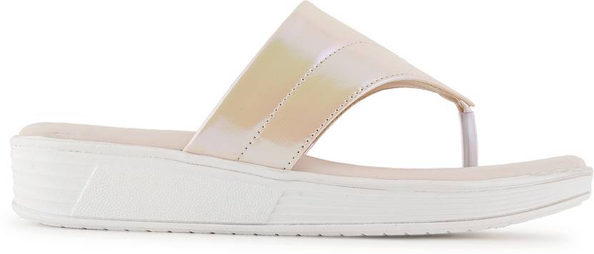 Women Off White Wedges Sandal