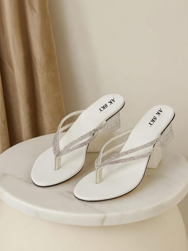 AK SKY Women Heels Sandal Pink Size 5 - Image 7